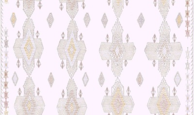 Kit Kemp Travelling Light Performance Fabric in Latte